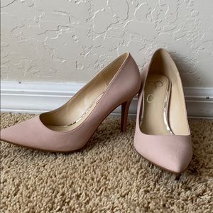Jessica simpson light pink heels size 7.5 NEW